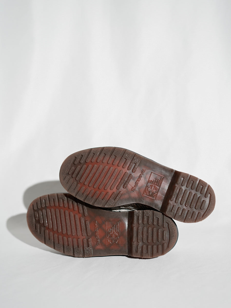 Dr. Martens / Adrian Snaffle Python print suede