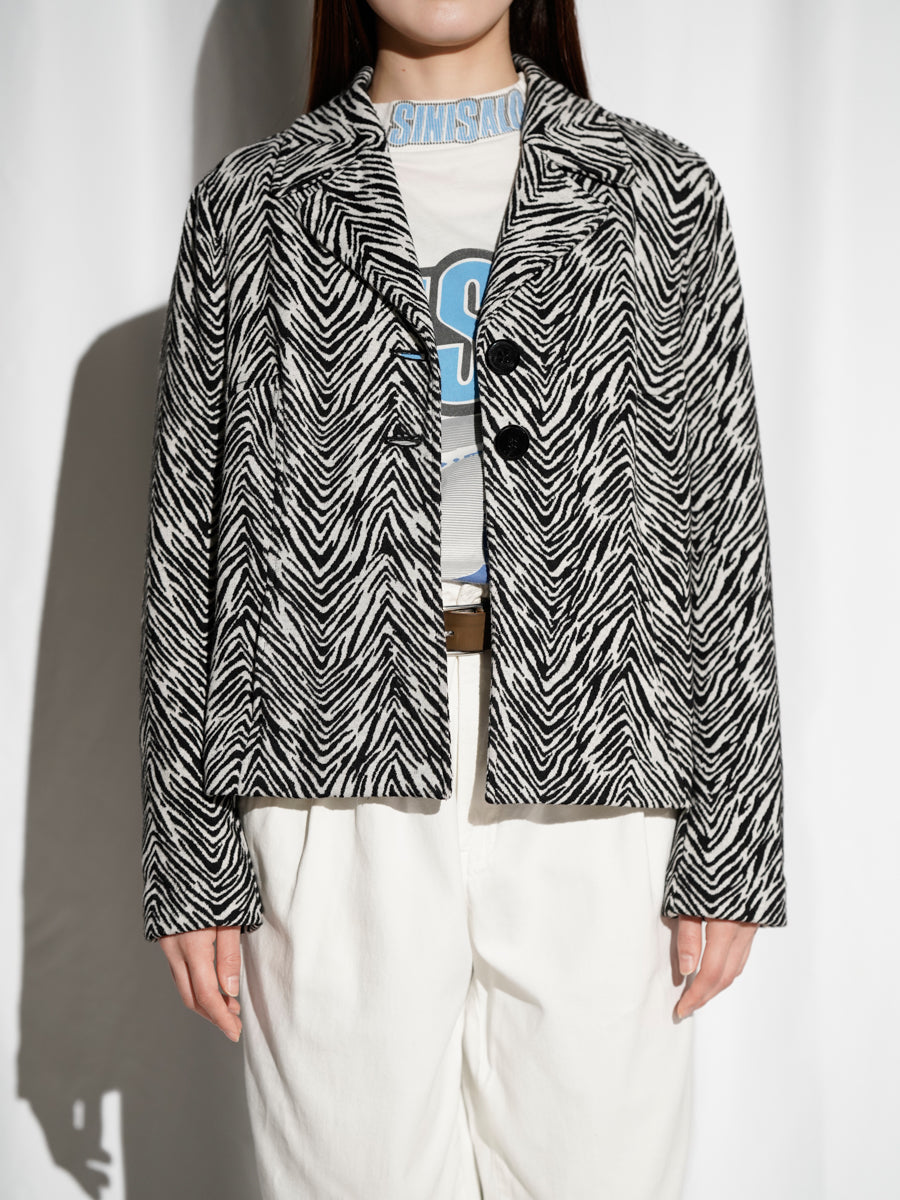 Graphic Chevron Jacket