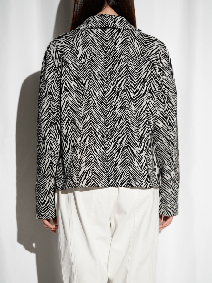 Graphic Chevron Jacket