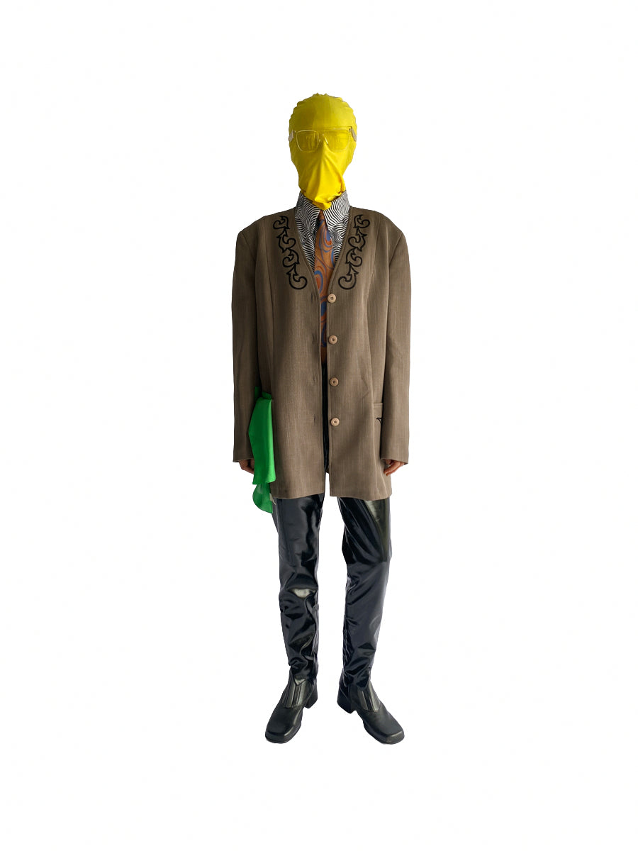 Afibel / Collarless Jacket