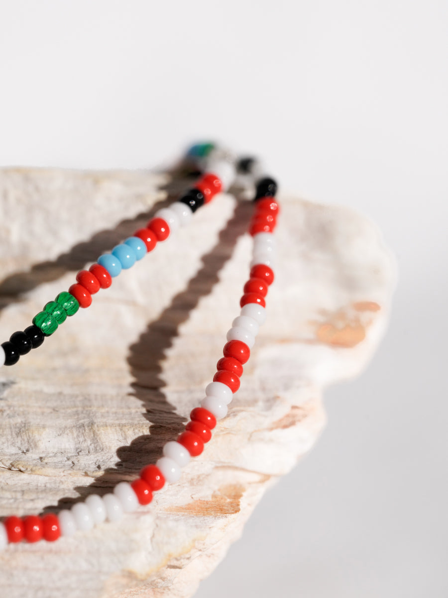 Mummy / Beaded necklace 006