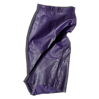 1980s KEZIA / Leather skirt