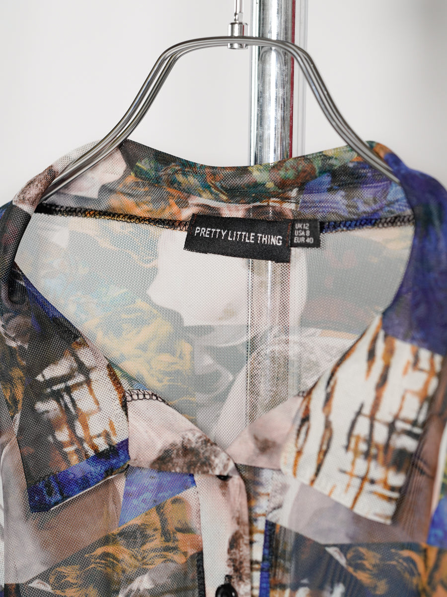 PrettyLittleThing / See-through Shirt
