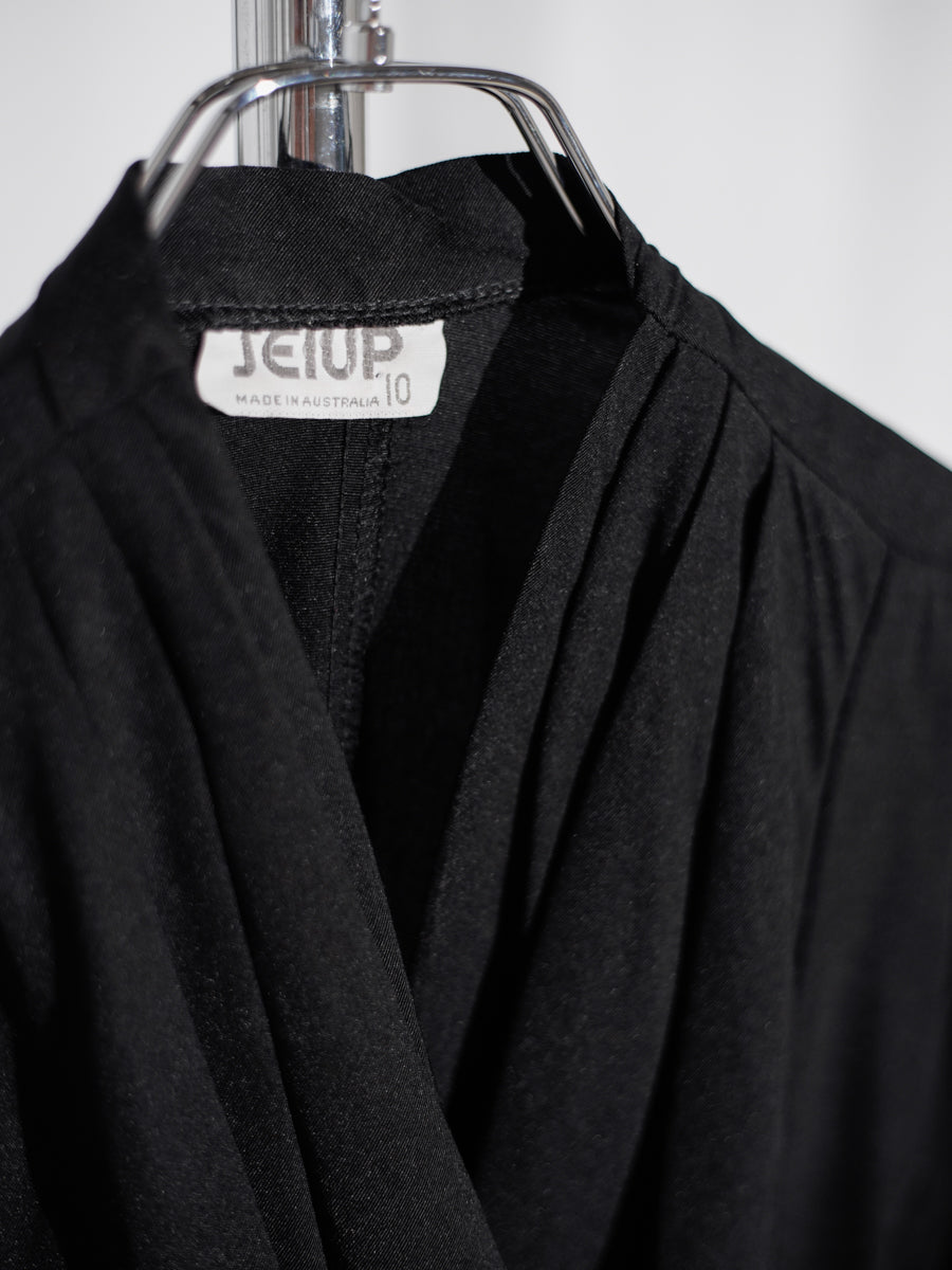 80s Shawl Collar Top