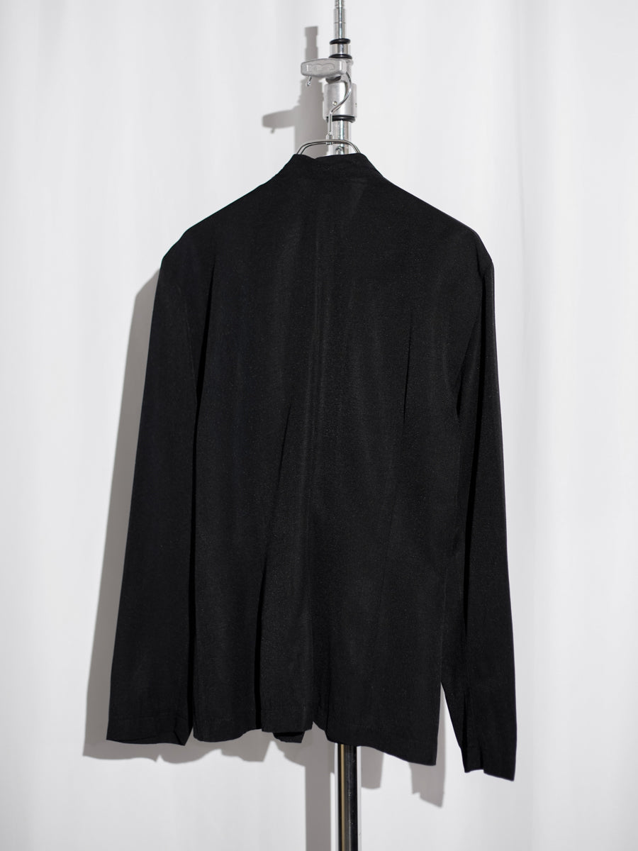 80s Shawl Collar Top