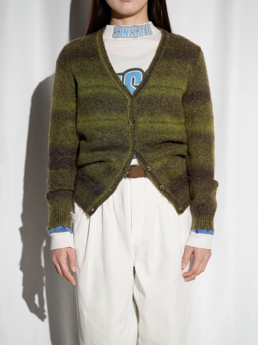 Striped Knit Cardigan