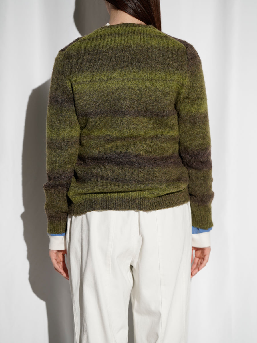 Striped Knit Cardigan