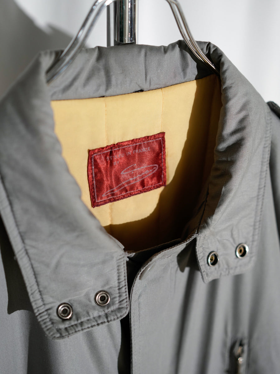 French Design Stand Collar Padded Coat