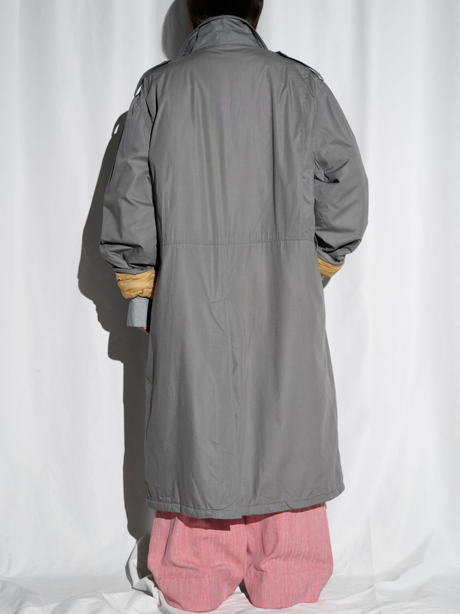 French Design Stand Collar Padded Coat