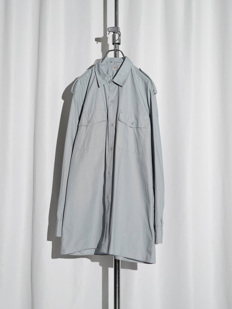 Military Epaulette Long Shirt