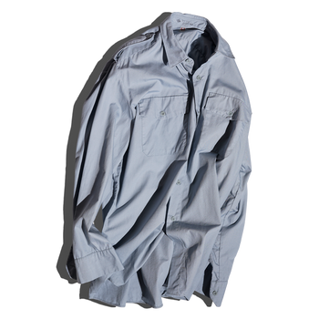 Military Epaulette Long Shirt