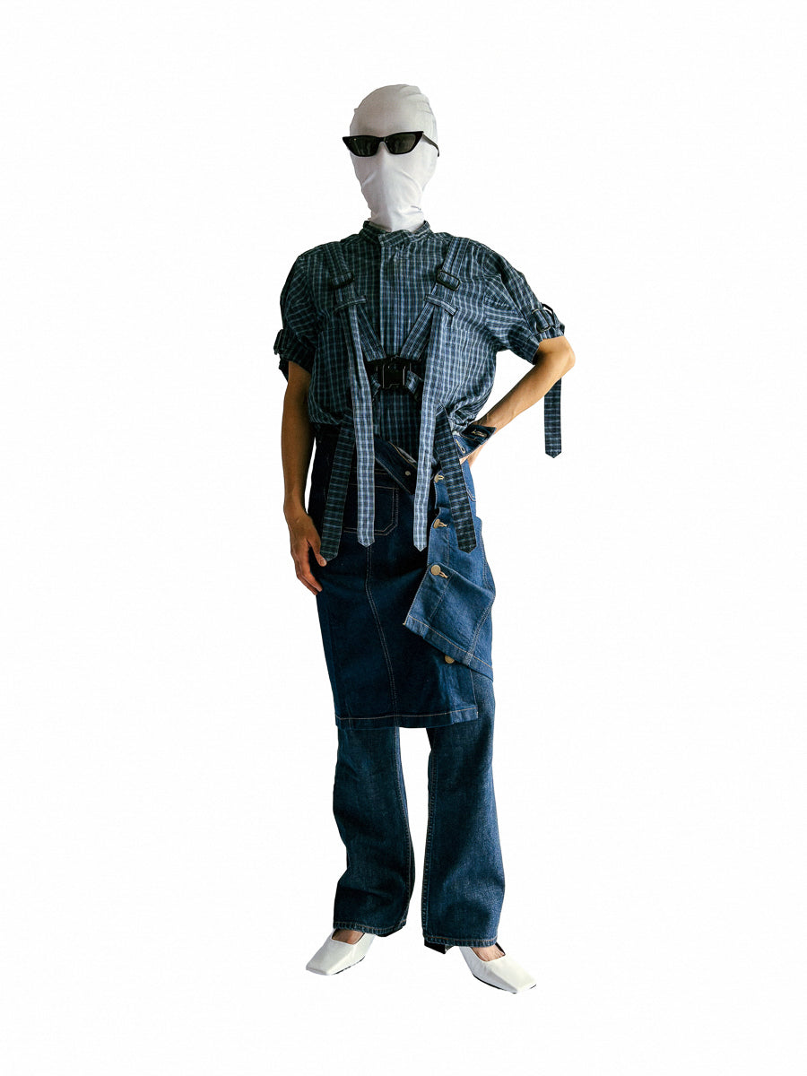 MILKBOY / Plaid Parachute Shirt