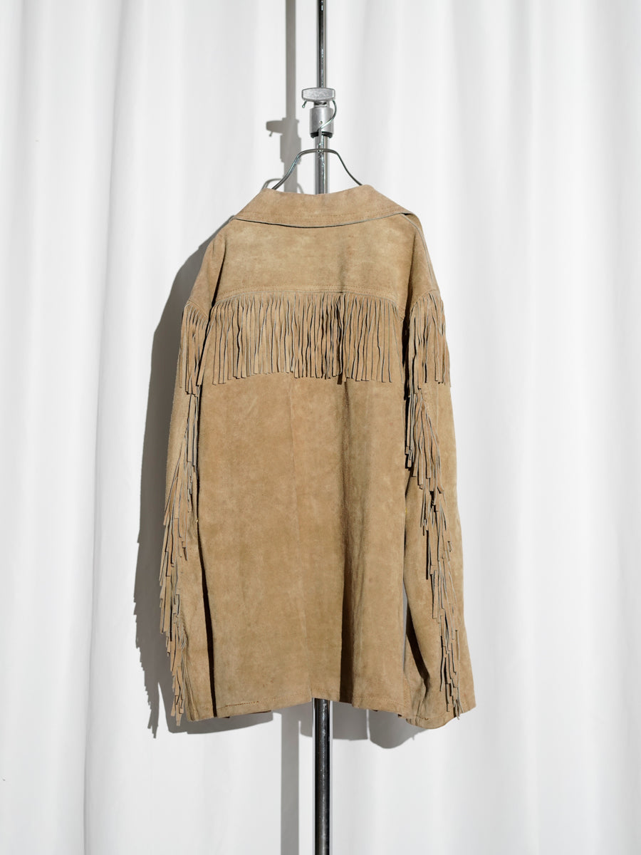 Suede Fringe Shirt