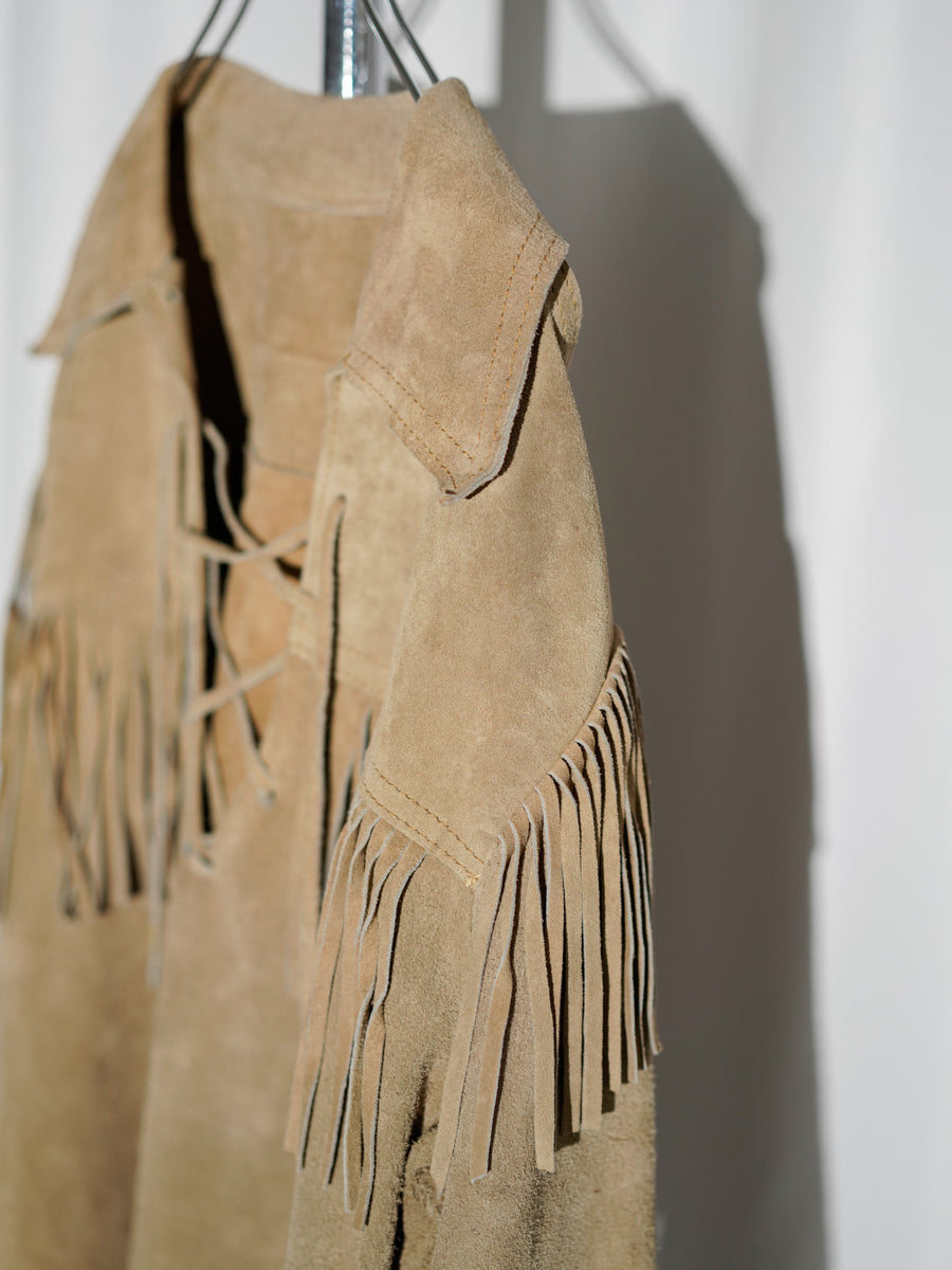 Suede Fringe Shirt