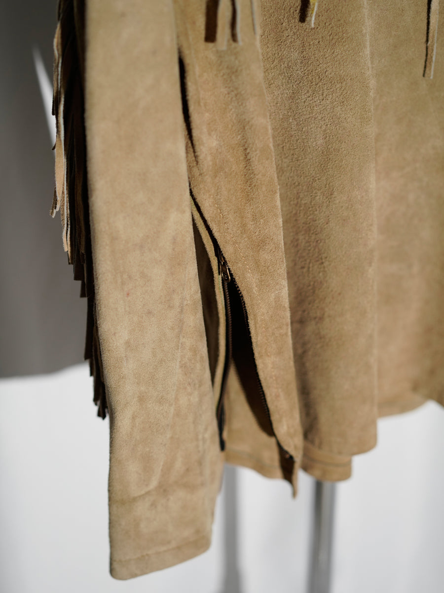 Suede Fringe Shirt