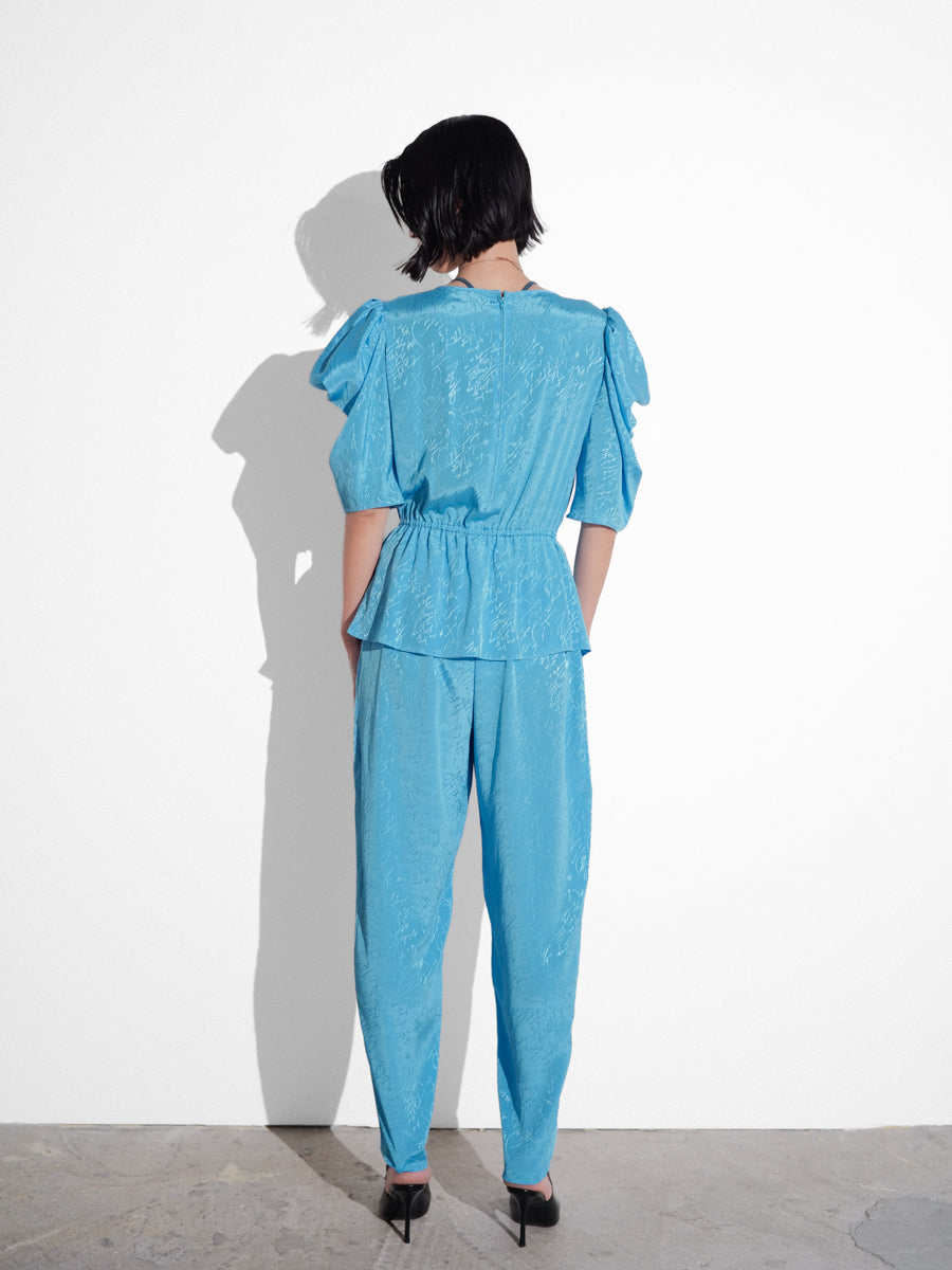 Puff Sleeves Jumpsuit