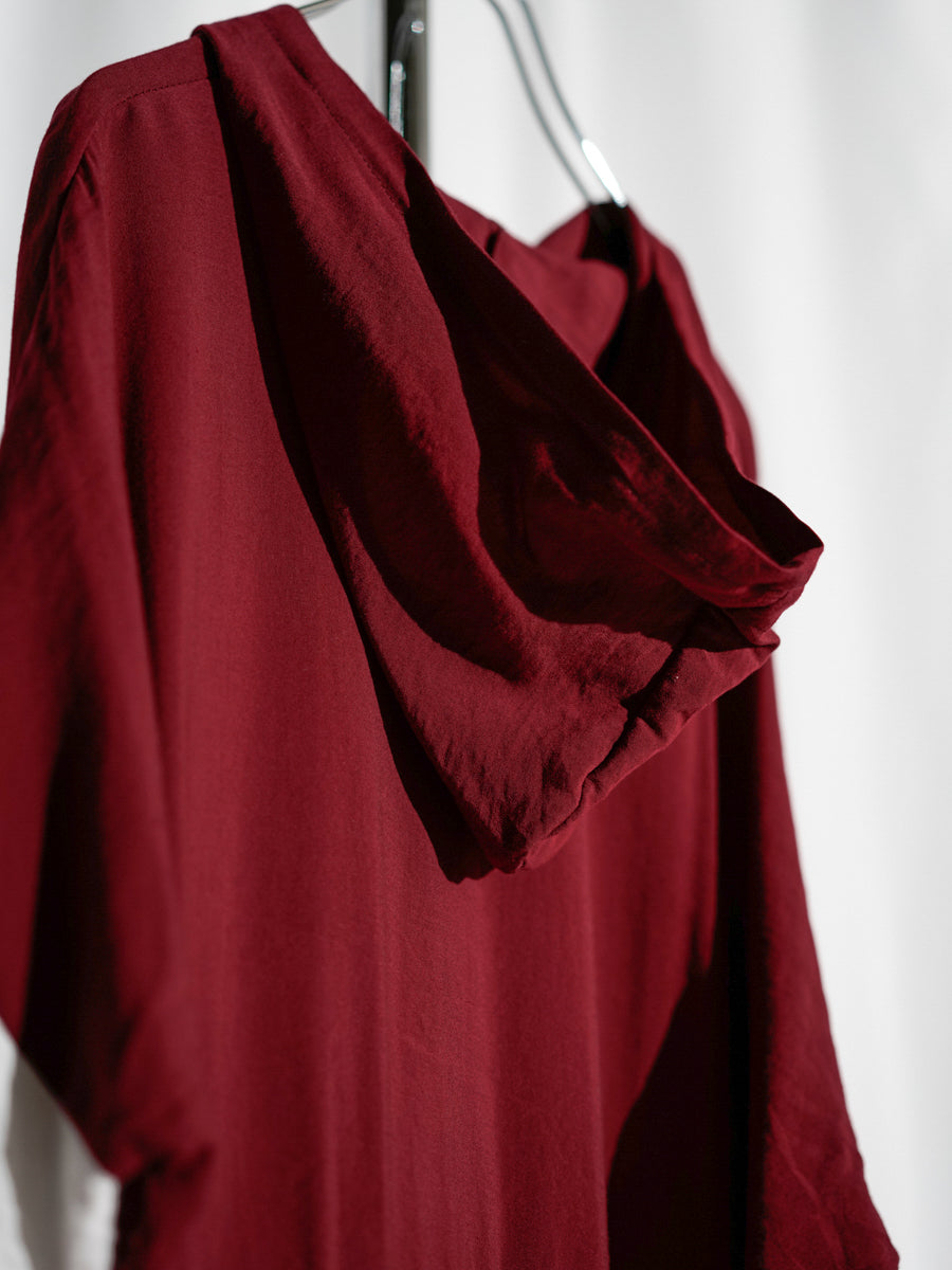 EYYO / Bicolor Half-Zip Long Hoodie