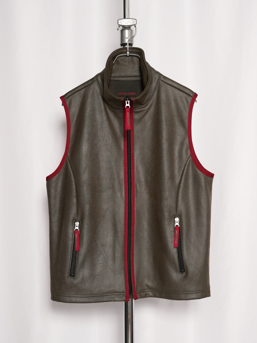 291295=HOMME / Full Zip Vest