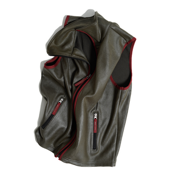 291295=HOMME / Full Zip Vest