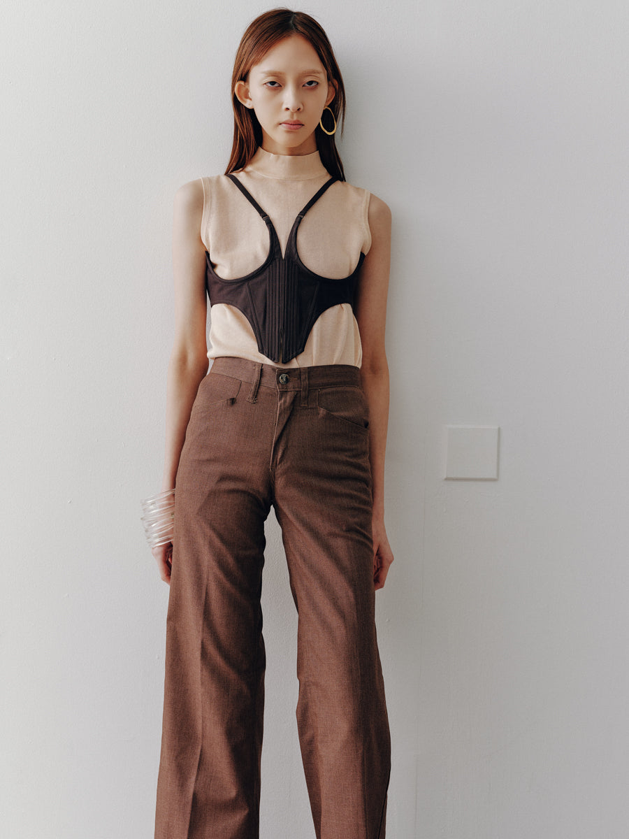 KNWLS / Fetish Corset top