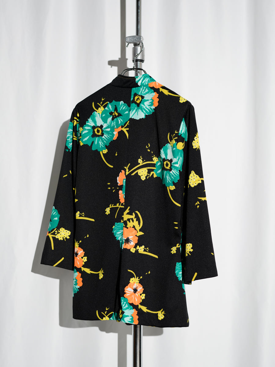 Floral Printed Mandarin Lounge Set