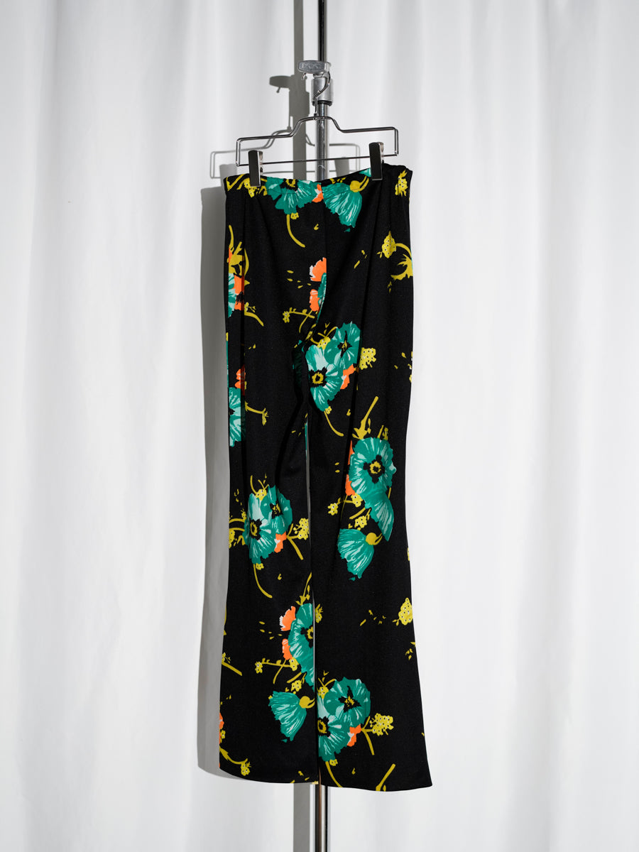 Floral Printed Mandarin Lounge Set