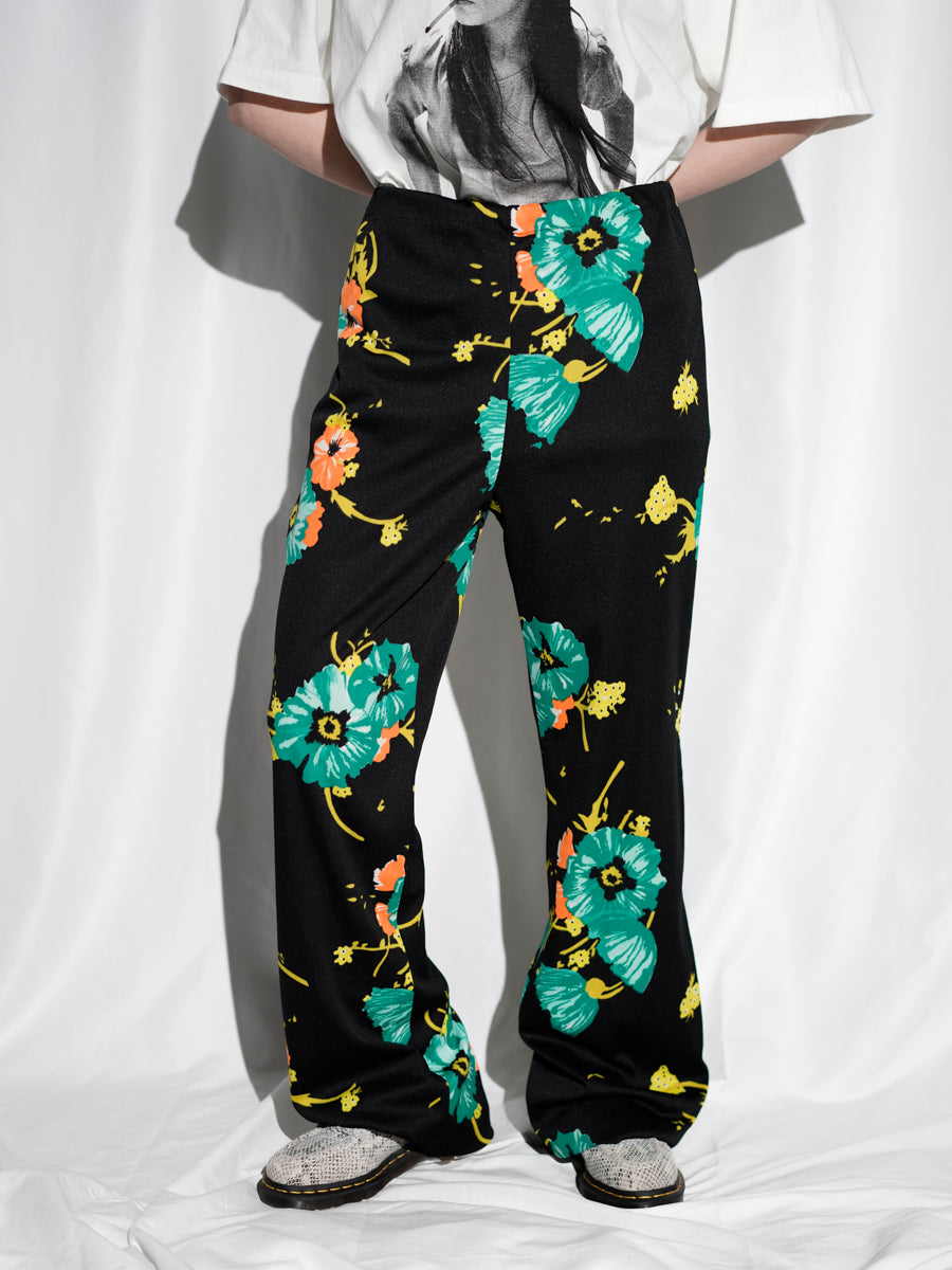Floral Printed Mandarin Lounge Set