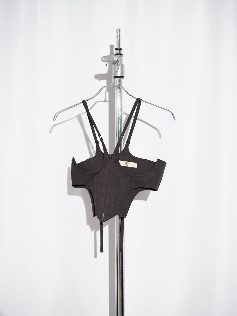 KNWLS / Fetish Corset top