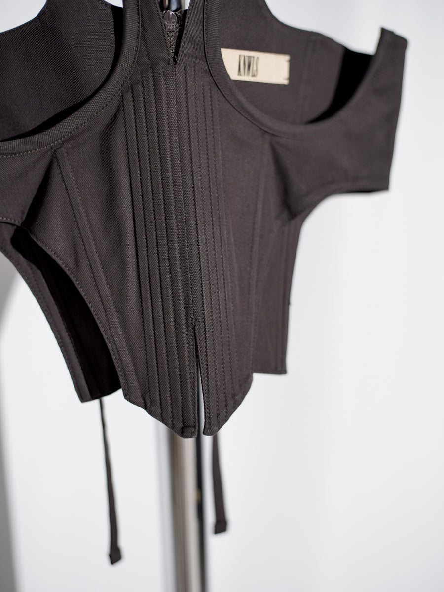 KNWLS / Fetish Corset top
