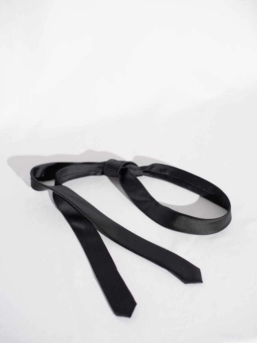 Narrow tie Black