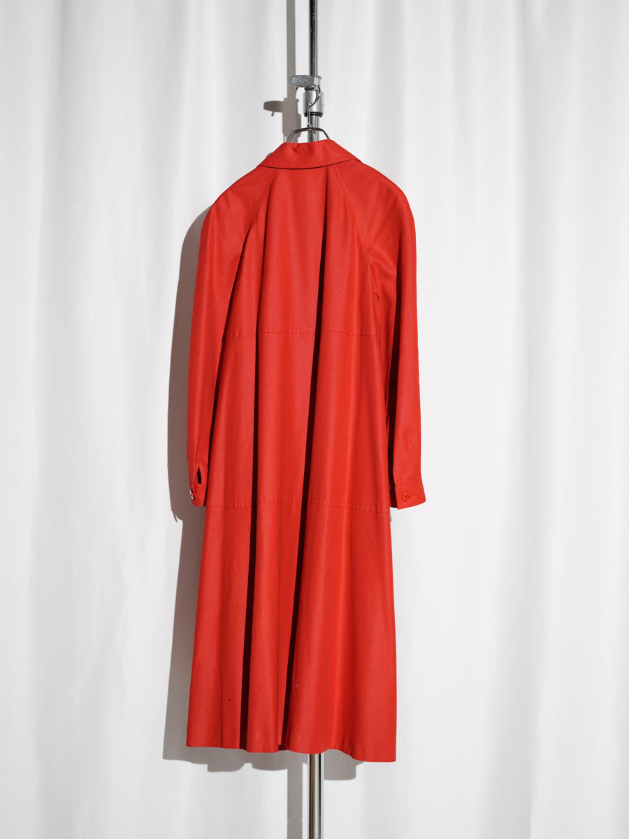 Scarlet Single-Breasted Coat