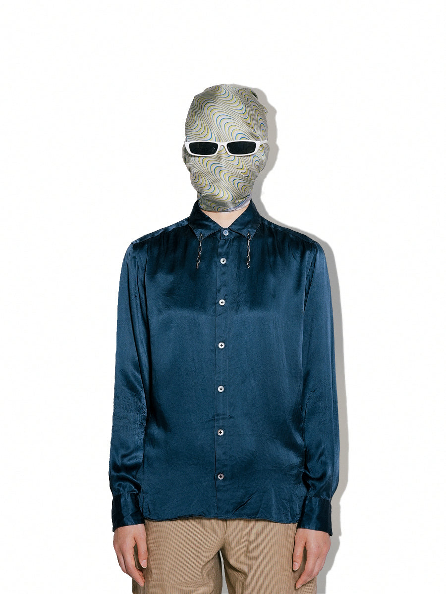 LANVIN en Bleu / Silk Shirt