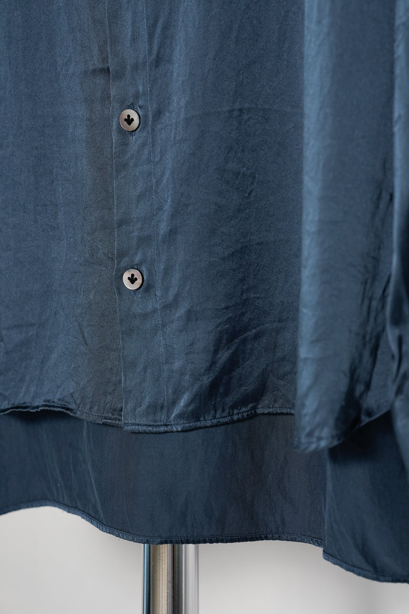 LANVIN en Bleu / Silk Shirt