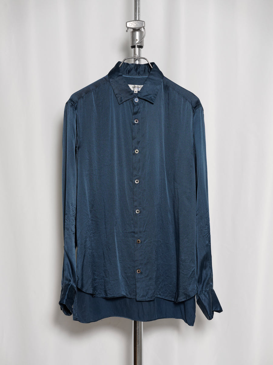 LANVIN en Bleu / Silk Shirt