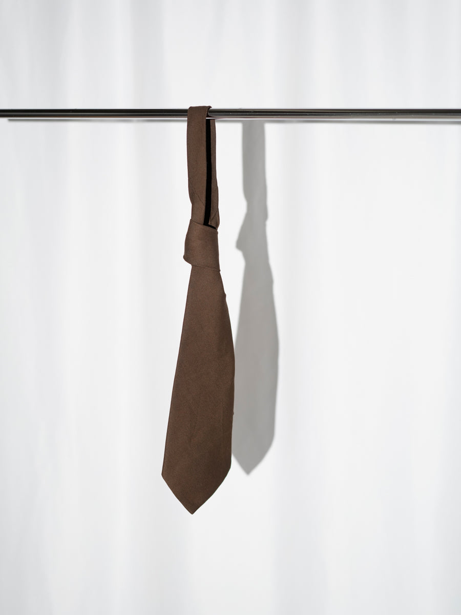 Brown Woven Tie