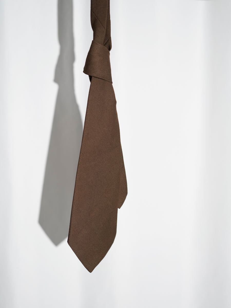 Brown Woven Tie