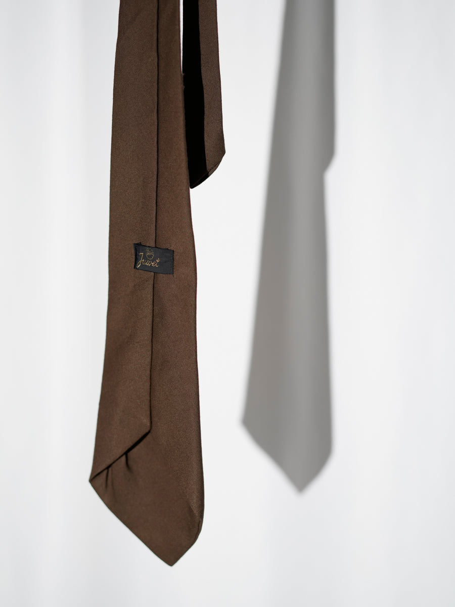 Brown Woven Tie