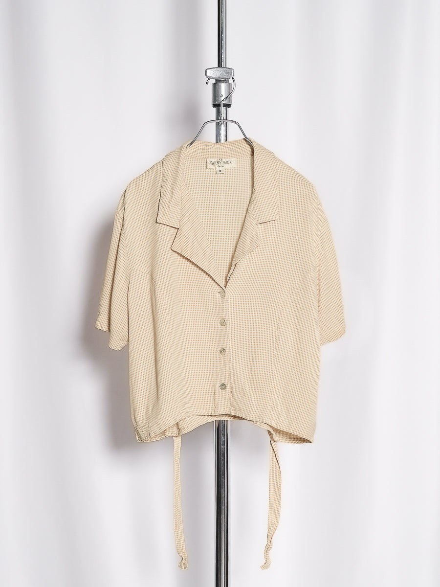Open-coller Short Sleeve Shirt