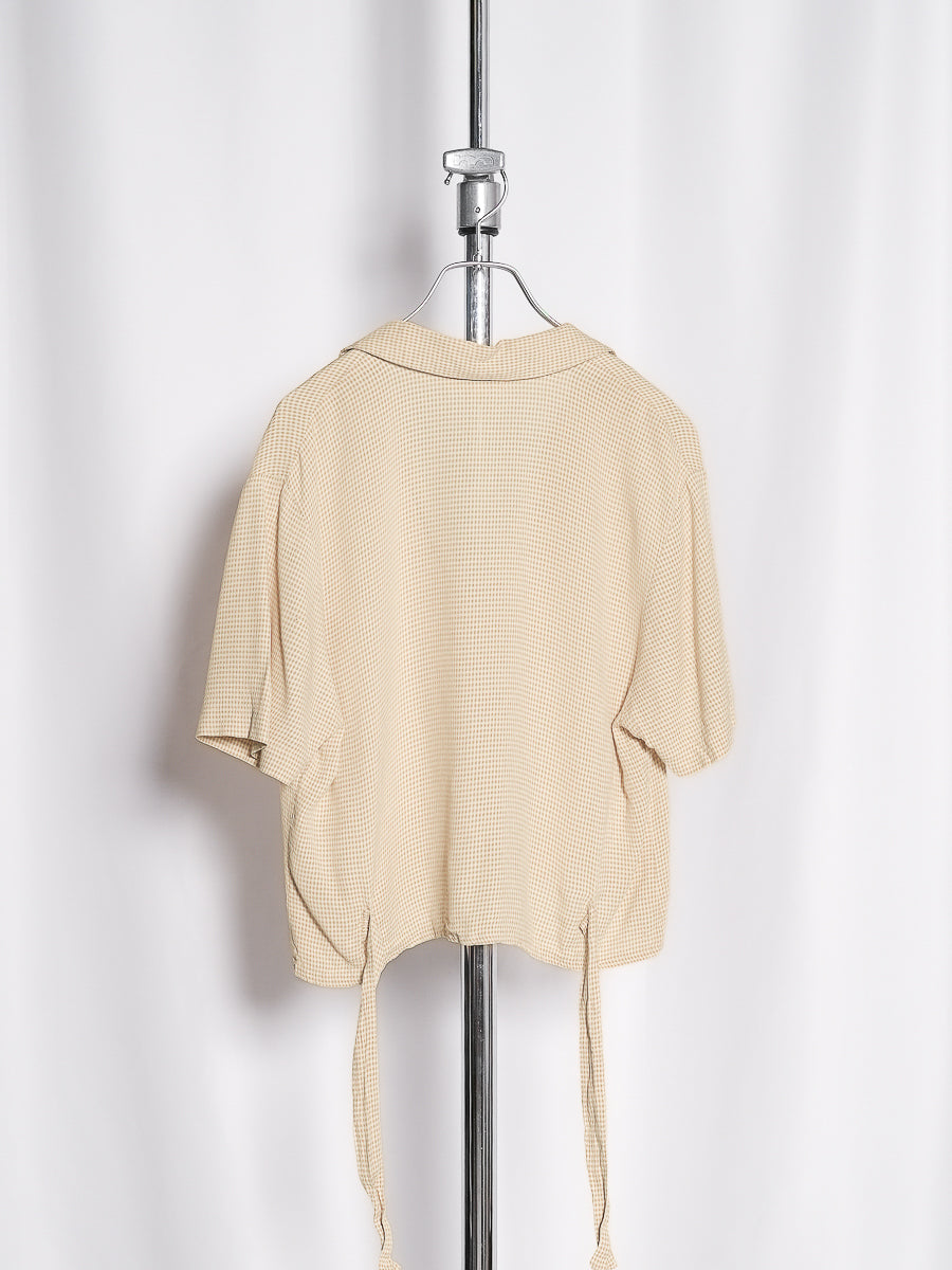 Open-coller Short Sleeve Shirt
