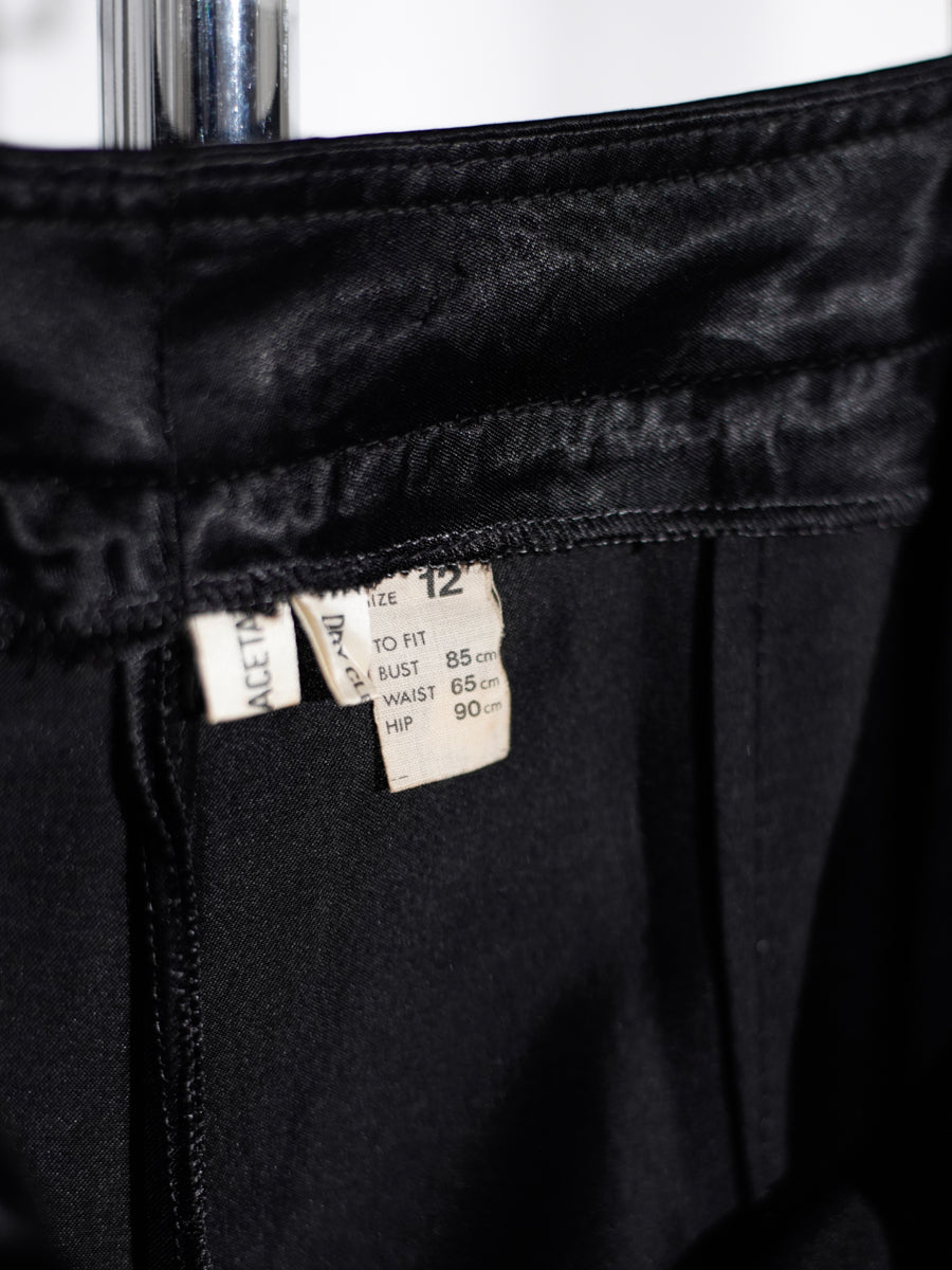 70s Center Press Wide Pants