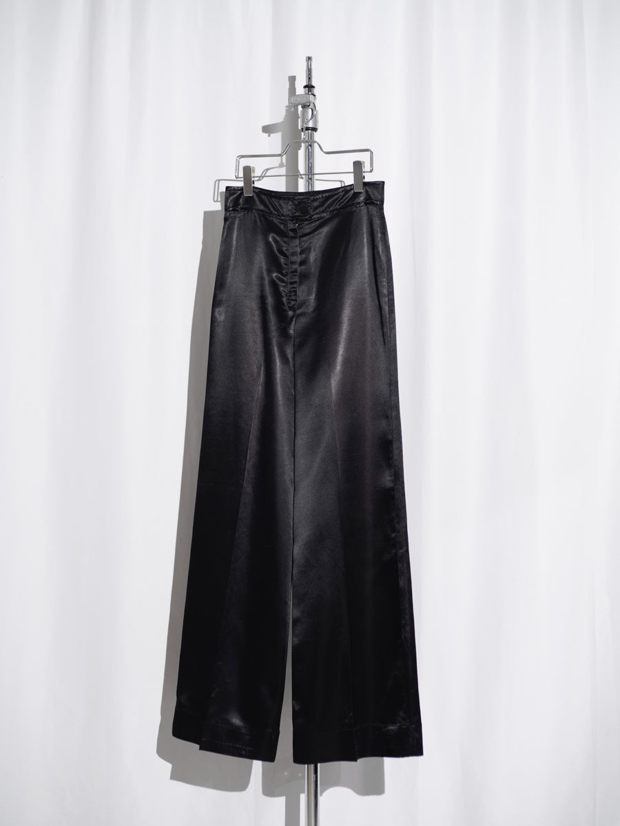 70s Center Press Wide Pants