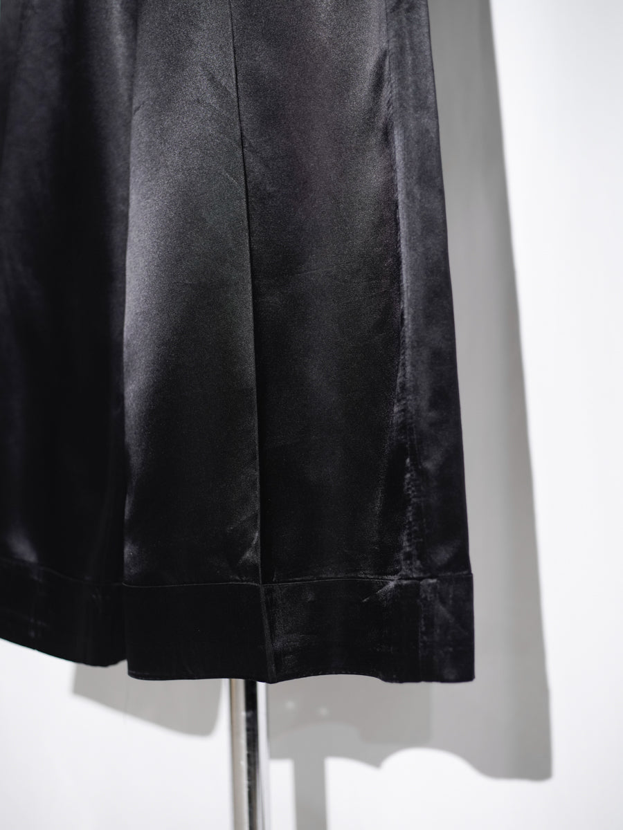 70s Center Press Wide Pants