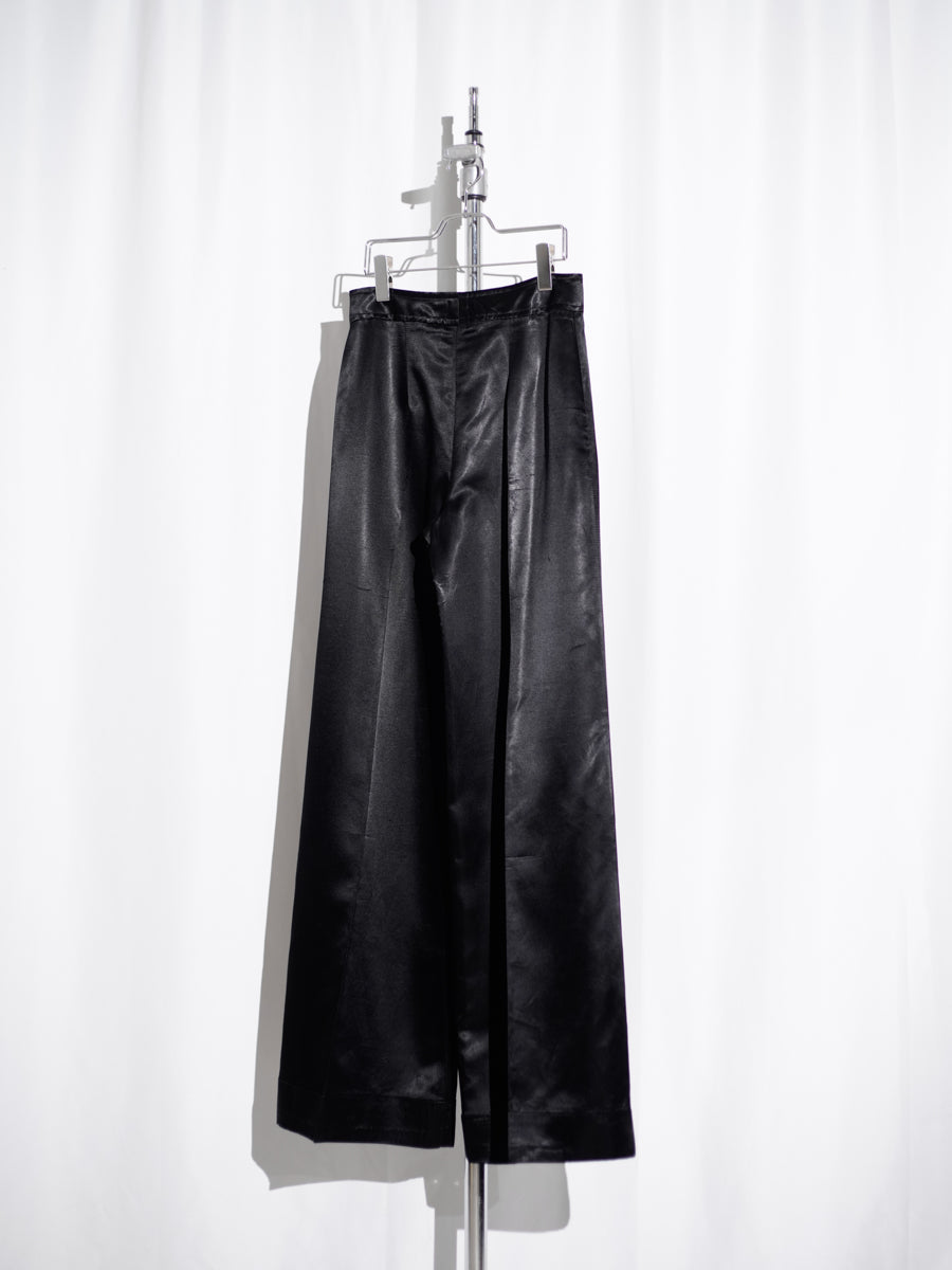 70s Center Press Wide Pants