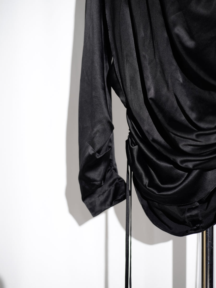 Black sugar Draped top