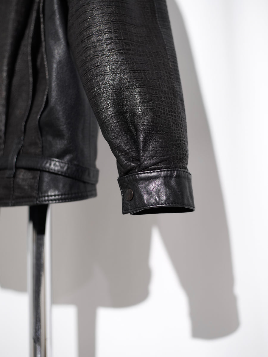 80s SIRICCI / Leather Jacket