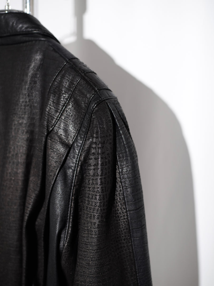 80s SIRICCI / Leather Jacket