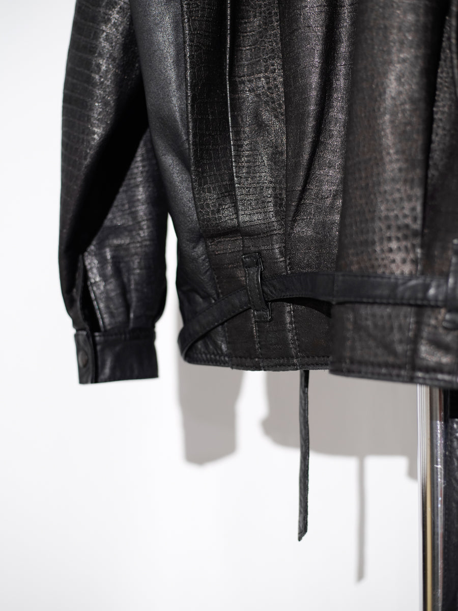 80s SIRICCI / Leather Jacket