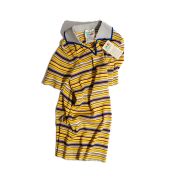 Multi Stripped Short Sleeve Knit