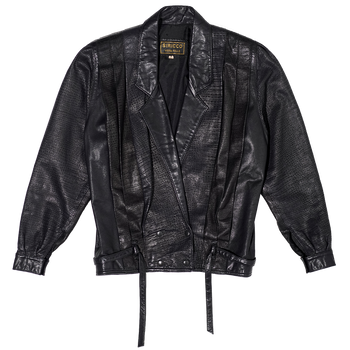 80s SIRICCI / Leather Jacket