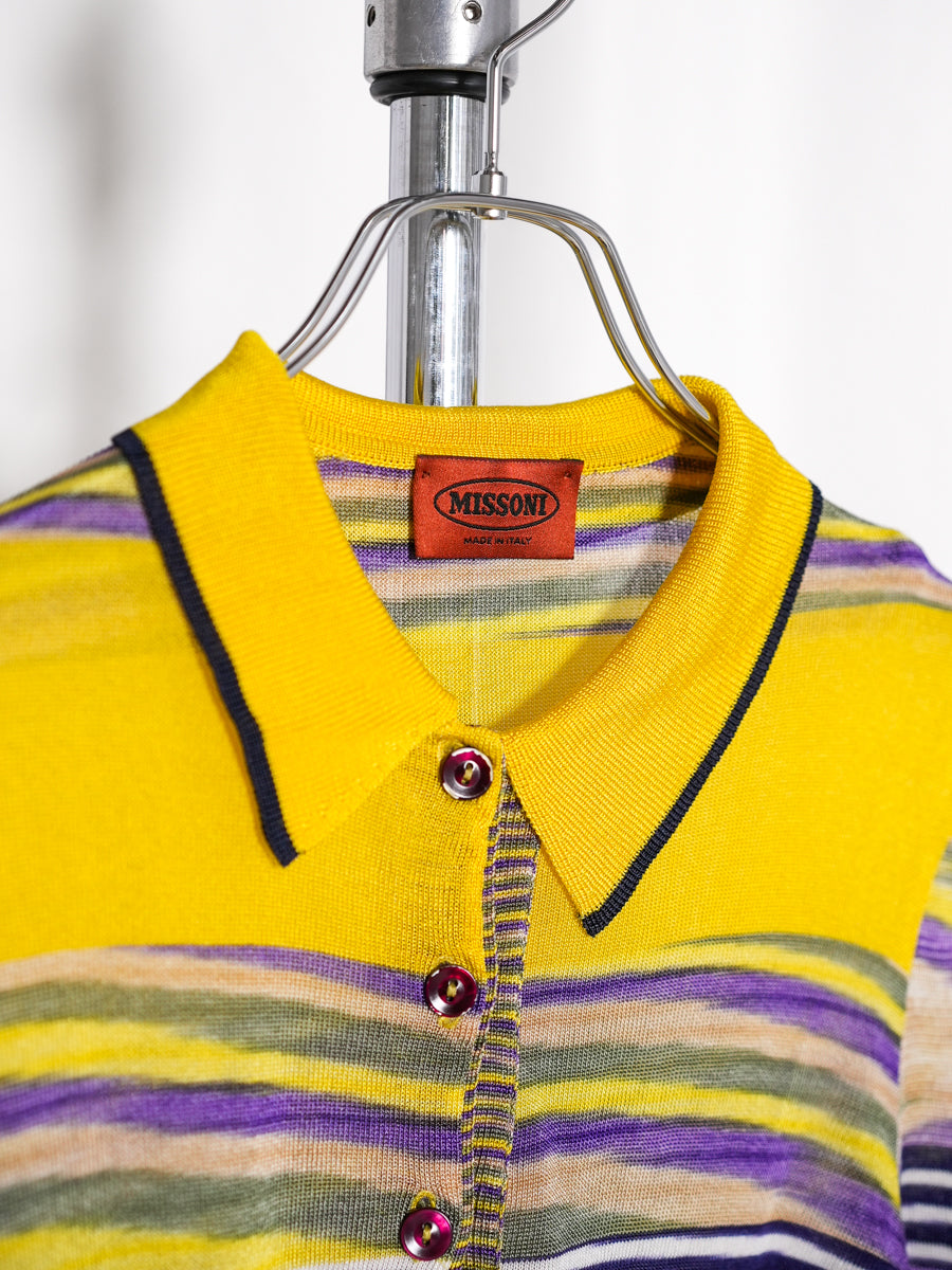 MISSONI / Multi Stripped Long Sleeve Knit